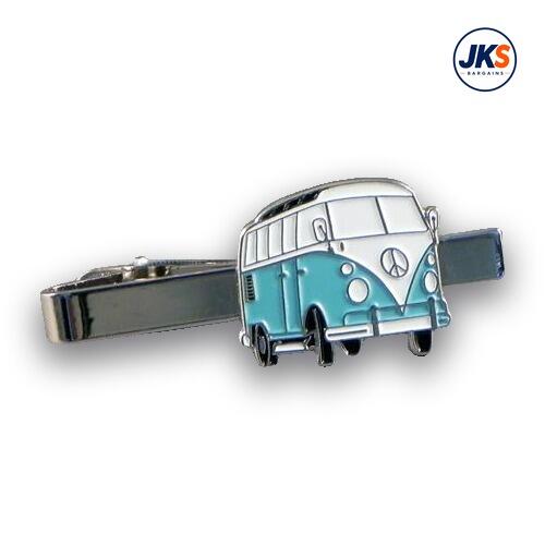 10 x Light Blue Campervan Tie Clips
