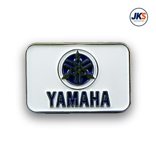 20 x Yamaha Blue Pin Badges
