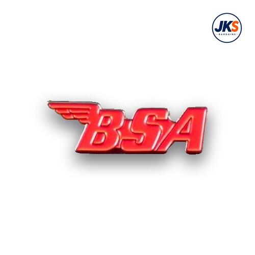 20 x BSA Red Pin Badges
