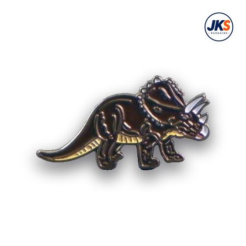 20 x Triceratops Dinosaur Pin Badges