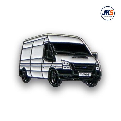 White Van Pin Badge