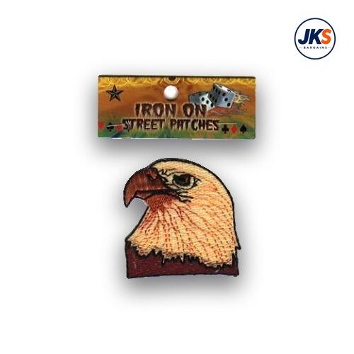 Eagle Head Iron on Patch