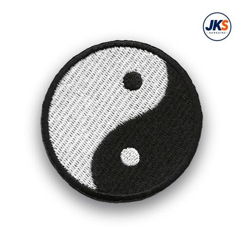 Yin Yang Iron on Patch