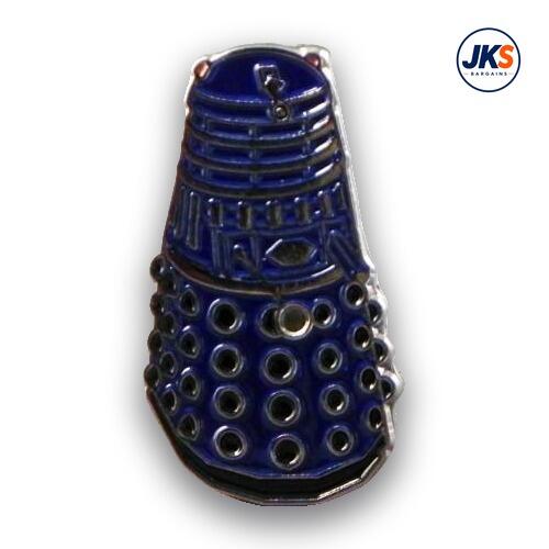 Blue Dalek Pin Badge