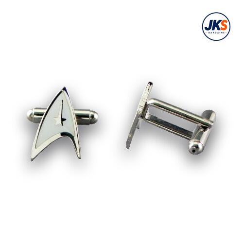 Star Trek Symbol (white) Cufflinks