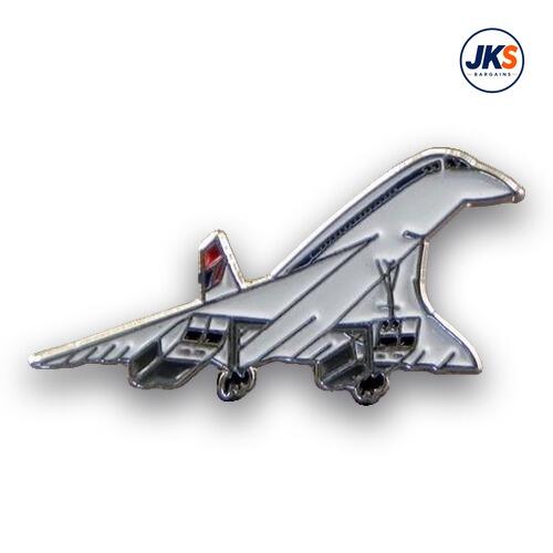 Concorde Plane Pin Badge
