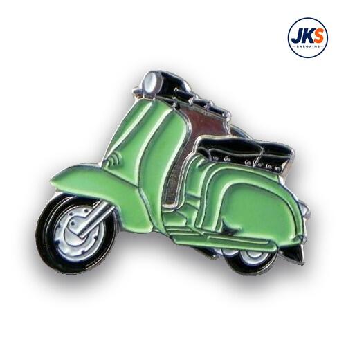 Light Green Scooter Pin Badge