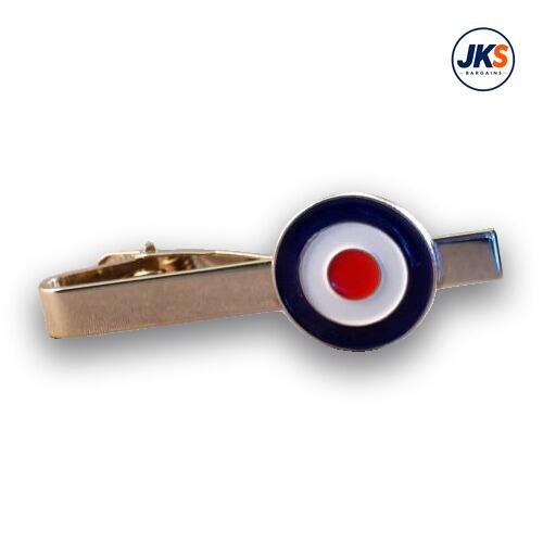 10 x RAF - MOD Roundel Tie Clips