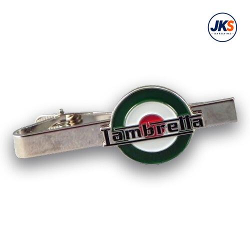 10 x Lambretta Roundel In Italian Colours Tie Clips