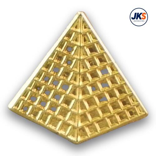 20 x Gold Pyramid Pin Badges