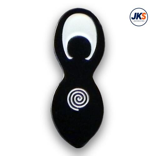 20 x Mother Goddess (Black Coloured metal) Pin Badges