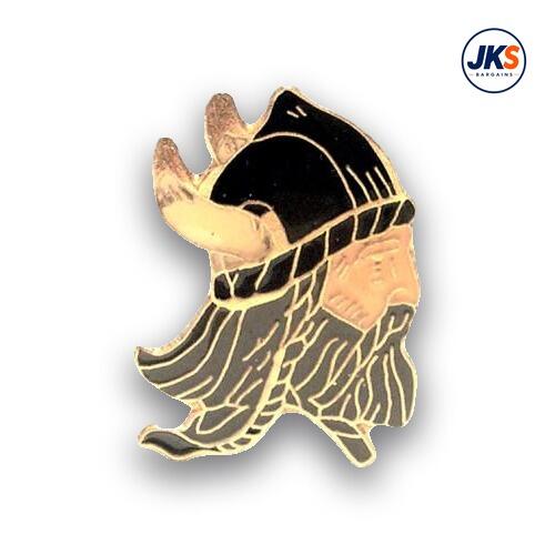 Viking Head (Style 2) Pin Badge