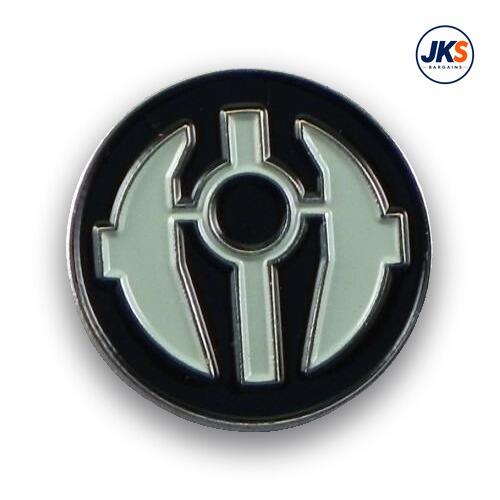 Sith Order Logo (Black + Grey) Pin Badge