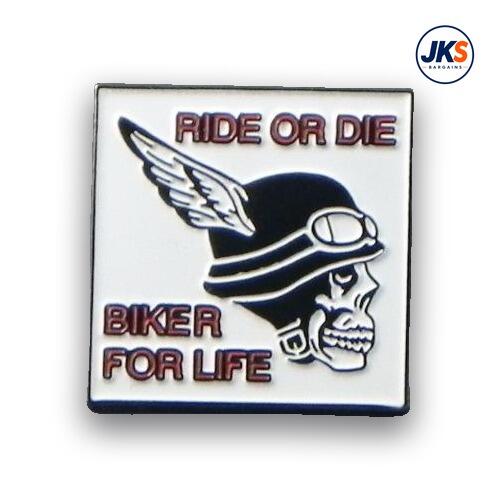 Ride or Die Pin Badge