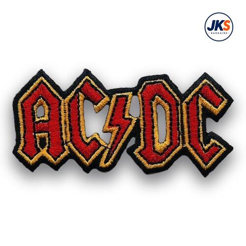 AC DC Iron on Patch