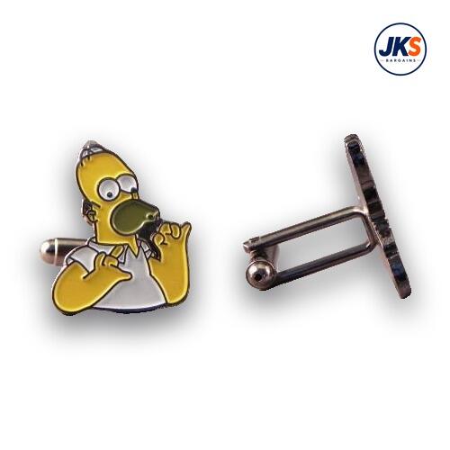 Homer Simpson Style Cufflinks