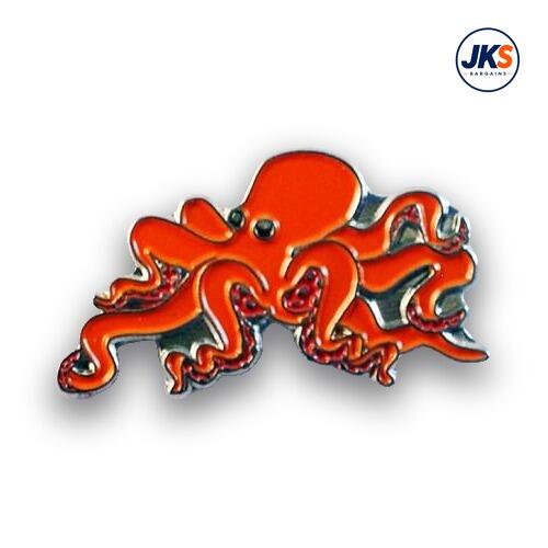 Octopus Pin Badge