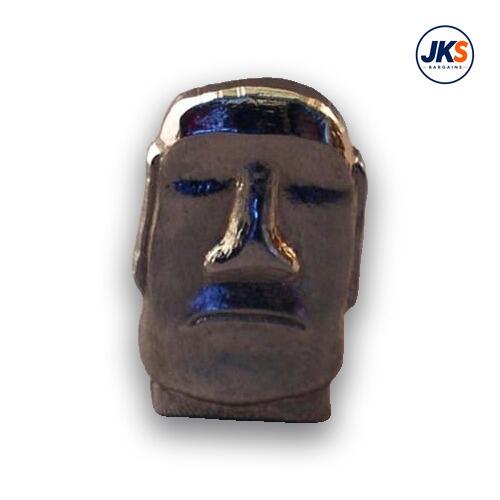 3D Easter Island Head Pin Badge