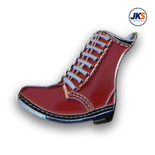20 x Brown DM Style Boot Pin Badges