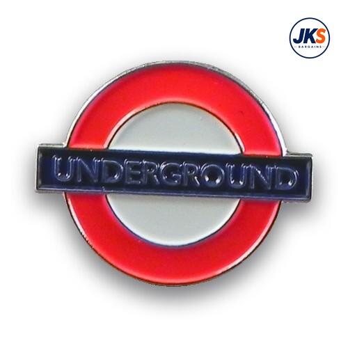 20 x Underground Pin Badges