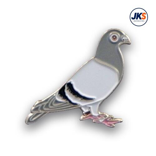20 x Racing Pigeon Pin Badges