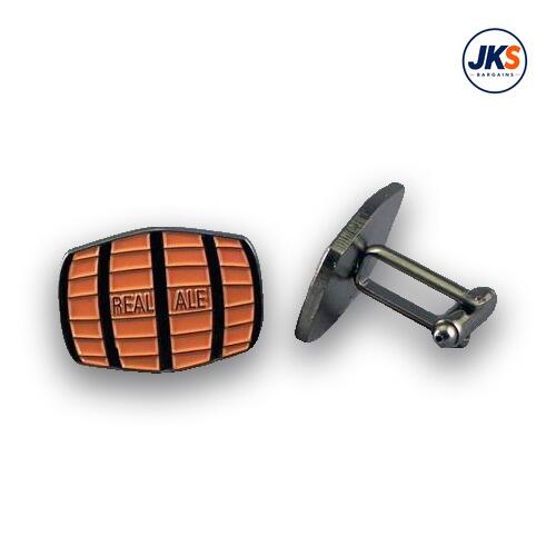 Real Ale Barrel Cufflinks