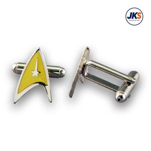 Star Trek Symbol (Yellow) Cufflinks
