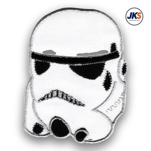 Stormtrooper Head Iron on Patch