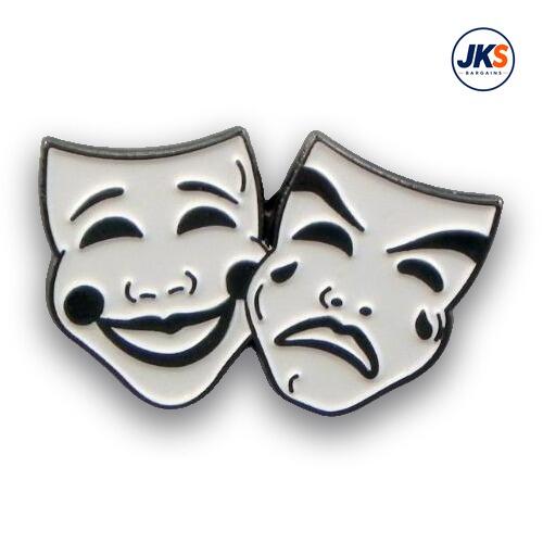 Comedy Tragedy Fridge Magnet