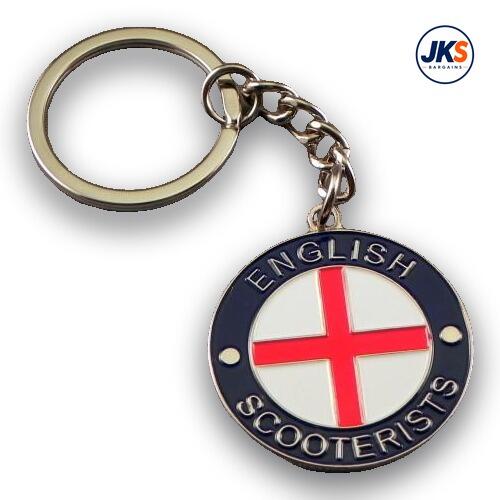 10 x English Scooterists Keyrings