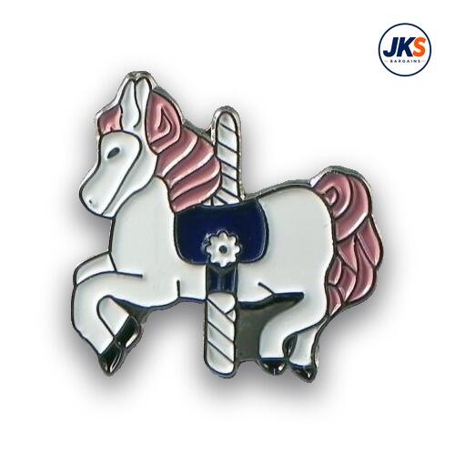 Carousel Horse Pin Badge