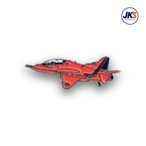 Red Arrows Hawk Plane Pin Badge