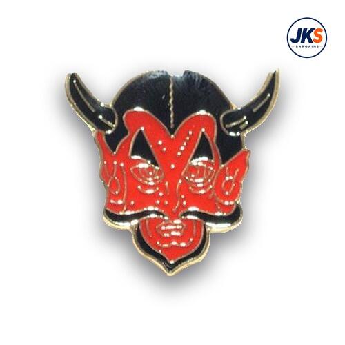 Devil Head (Style 2) Pin Badge