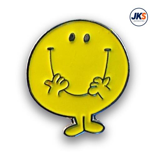 MR Happy Style Pin Badge