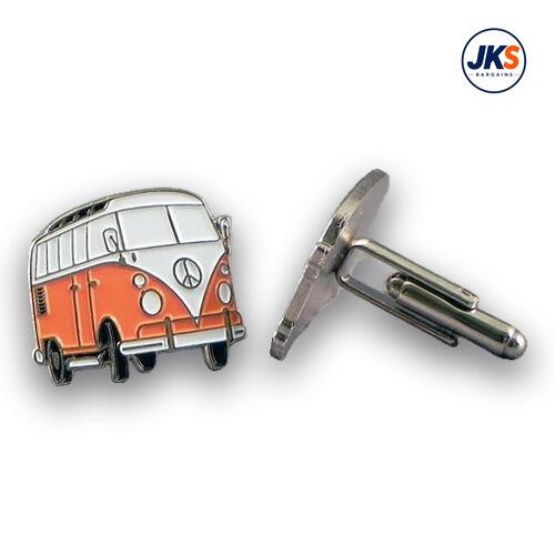 Orange Campervan Cufflinks
