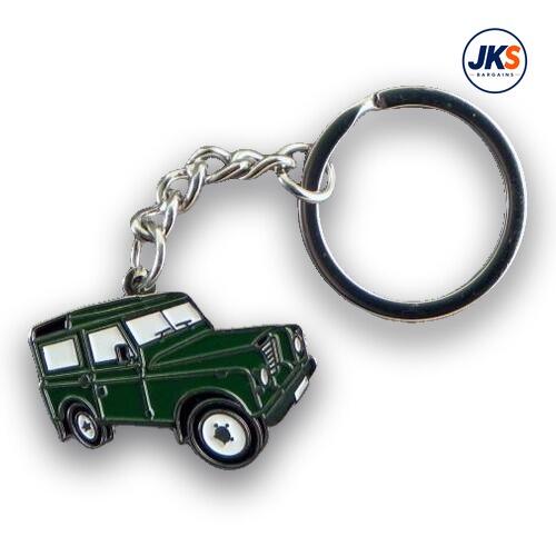 4x4 Vehicle Green Keyring