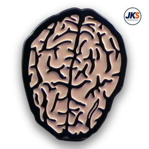 Brain Pin Badge