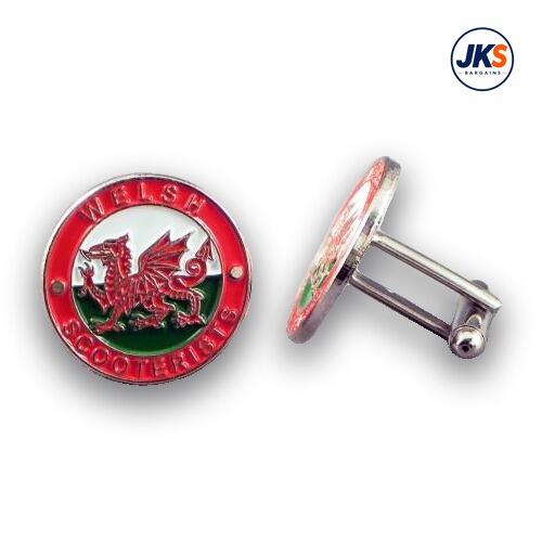 10 Pairs x Welsh Scooterist Cufflinks