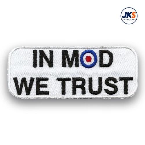 10 x In Mod We Trust Iron on Patch