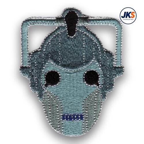 Cyberman Head Iron on Patch