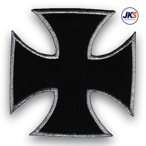 10 x Maltese Cross Iron on Patch