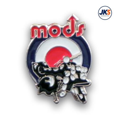 Mods Roundel Scooter Pin Badge