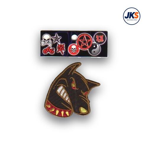 Cartoon Style Dog Head Iron on Patch