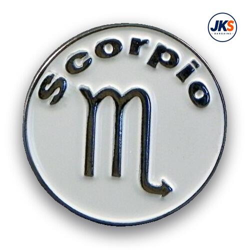 Scorpio Pin Badge