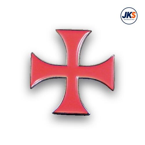 Templar Cross Pin Badge