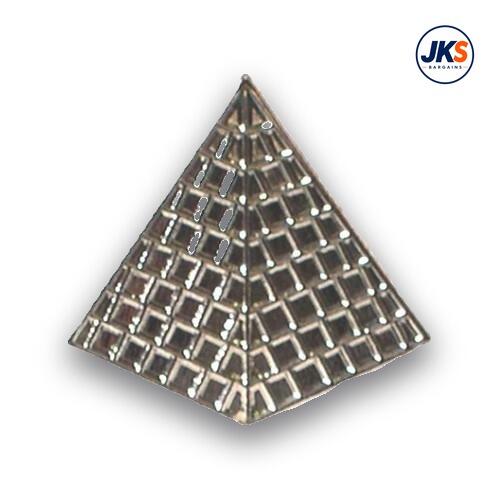 20 x Chrome Pyramid Pin Badges