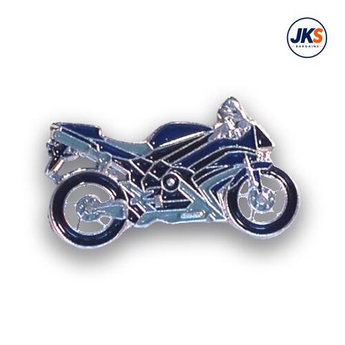 20 x Dark Blue Sports Motorbike Pin Badges