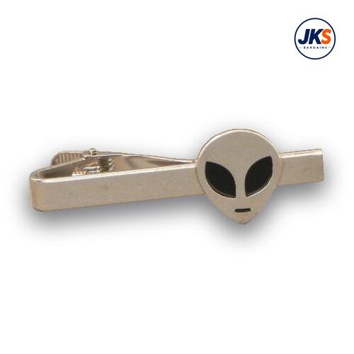 10 x Alien Head Tie Clips