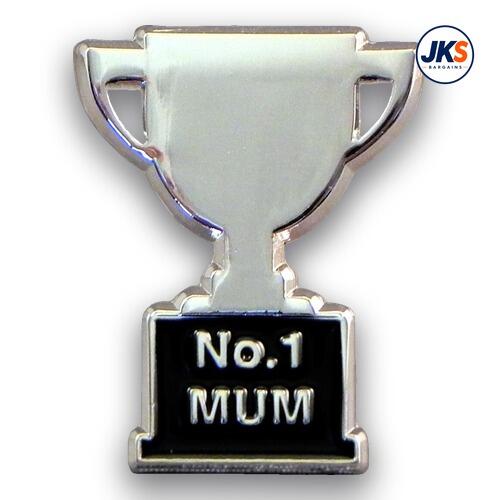 No 1 Mum Pin Badge