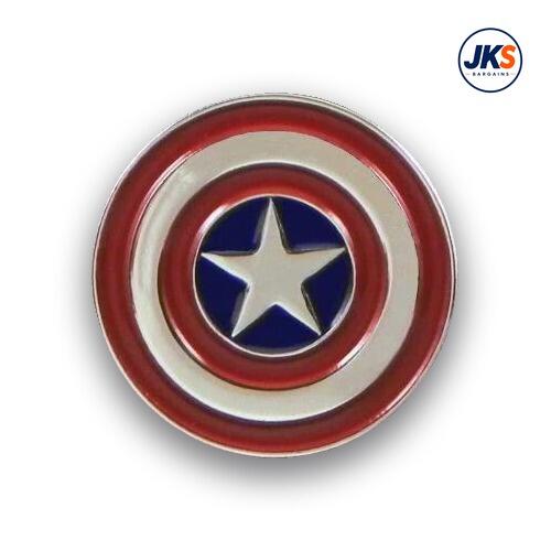 Captain America Shield Pin Badge